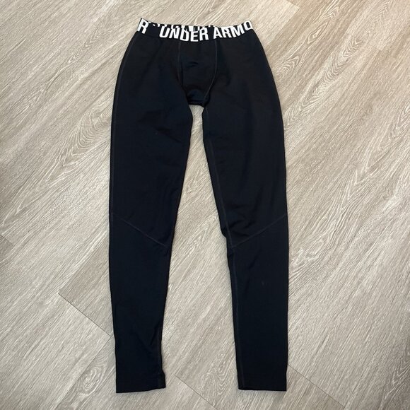 Under Armour Mens M Black UA Tactical Cold Gear Infrared Base Layer Leggings - Picture 1 of 5